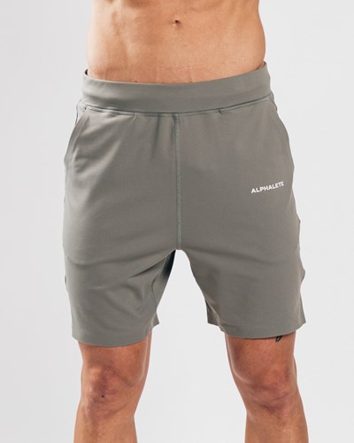 Alphalete 4-Way Stretch 8" Kurzes Grau | KO2987016