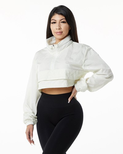 Alphalete All-Purpose Crop Jacket Sage | RI7306219