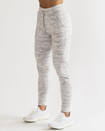Alphalete Fitted Single-Brushed 29" Jogger Silber Camouflage | JA8694207