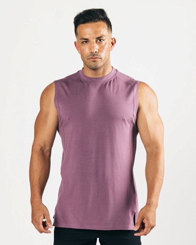 Alphalete High-Neck Premium Cutoff Schwarz | AE3294851