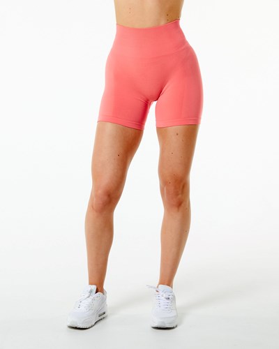 Alphalete Seamless Scrunch 4.5" Kurzes Rosa | NT6205814