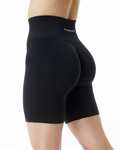 Alphalete Seamless Scrunch 7.5" Kurzes Schwarz | IA8915670